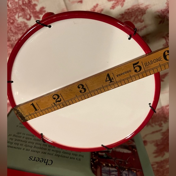 FITZ & FLOYD CHEERS PILLAR CANDLE HOLDER. - Picture 8 of 13